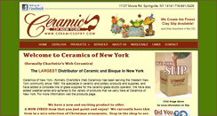 Desktop Screenshot of ceramicsofny.com